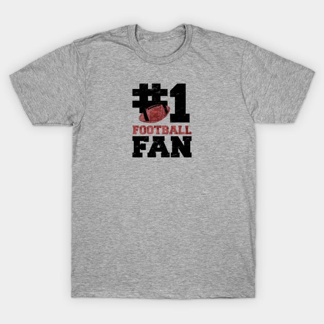 #1 football fan T-Shirt by artsytee